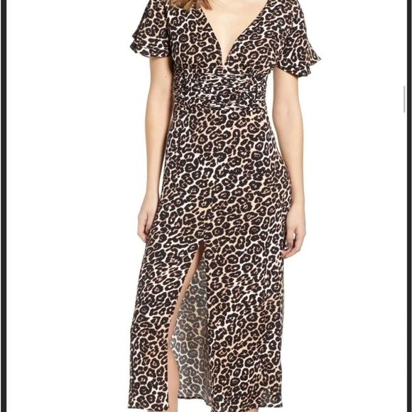 AFRM NWT leopard dress - Picture 1 of 6